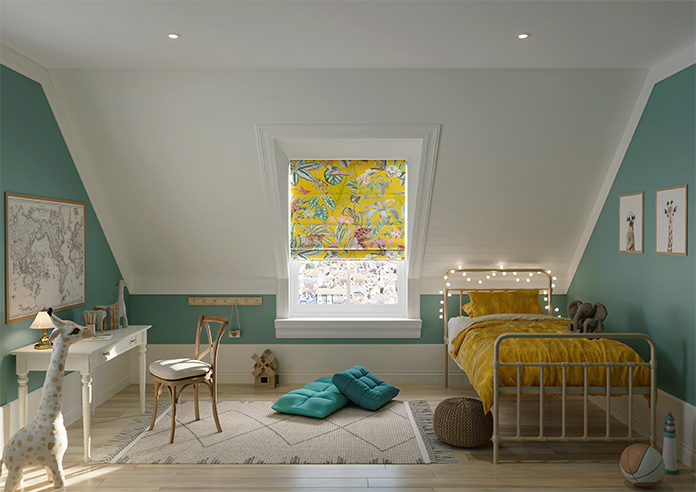 Barbados, Sunburst - Motorised Roman Blind - Image 8